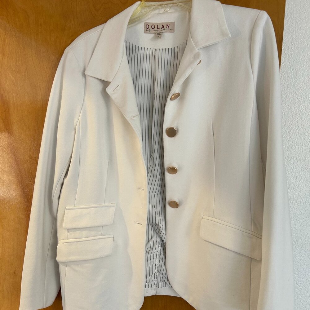 Anthropologie Dolan Left Coast Cream Blazer M